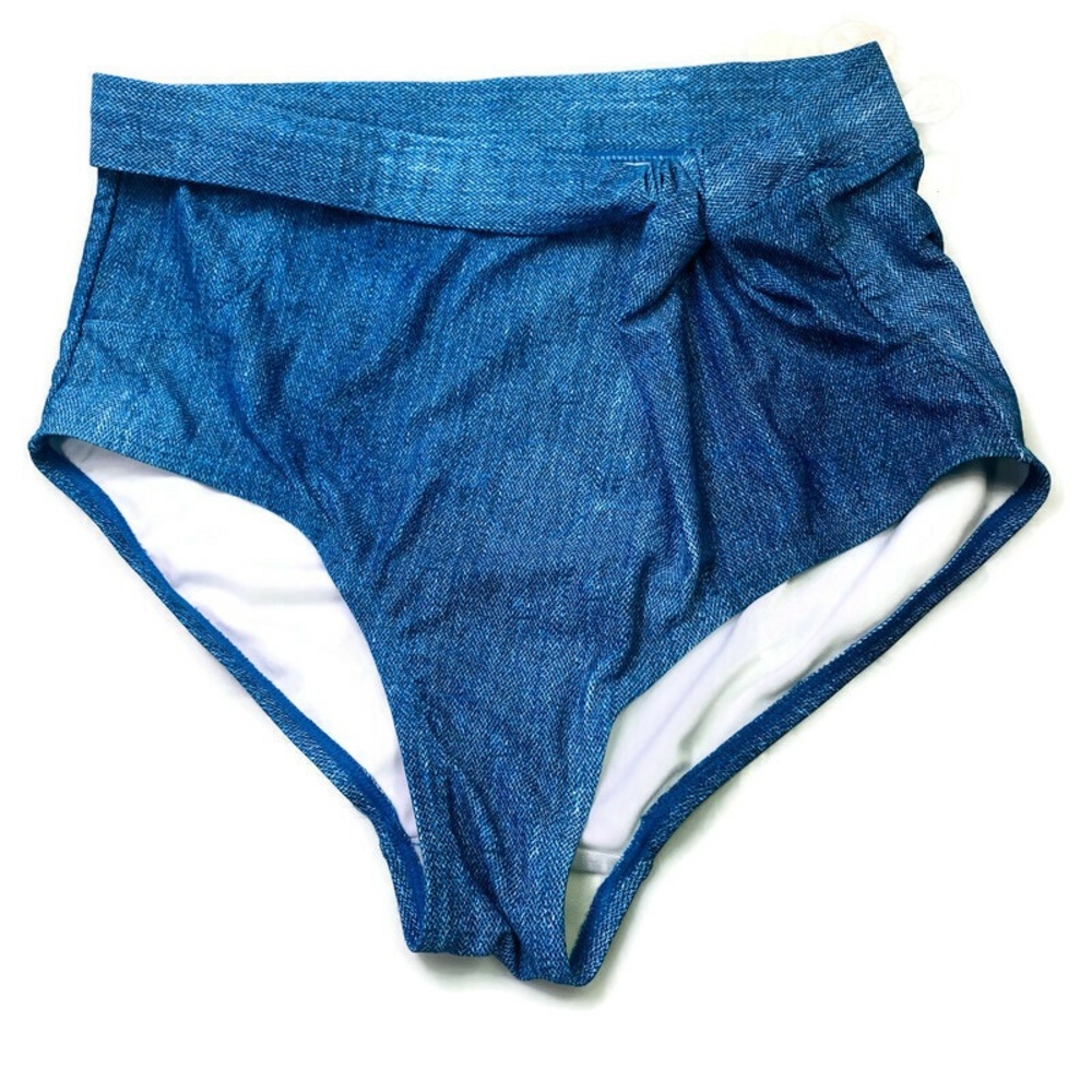 5 for $30 Swimsuits For All | Bikini Bottom Blue Size 18 EUC